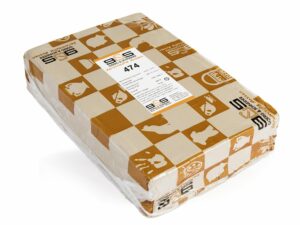 Klei 474, wit met chamotte 0 - 1 mm 40%