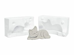 Gietmal Kat 16 cm