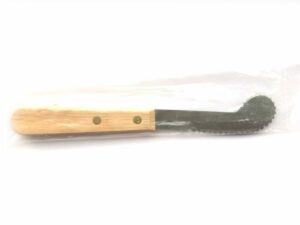 Paletmes met ribbel, 8cm