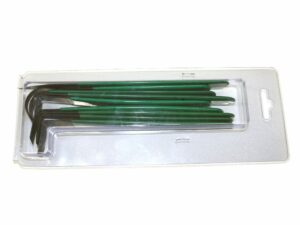 Afdraaigereedschap, 9 delig met groen handvat