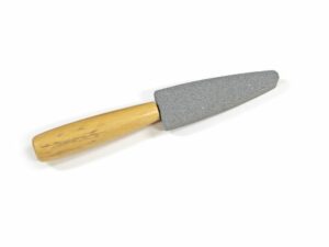 Oval Sharpening stone with handle 4.5"