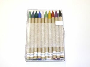 Ceraline Waskrijt Set, 10 basiskleuren, bisquit