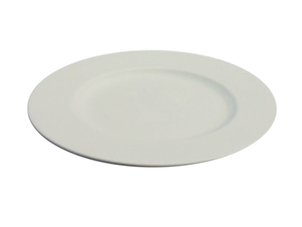 Ontbijtbord met brede rand