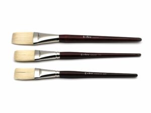 E73012731 Platte kwasten set 3 stuks