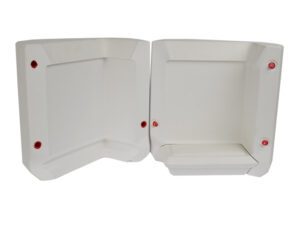 Gietmal Rechthoek Vaas 17 cm hoog
