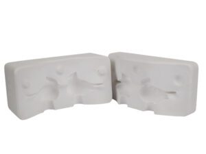Gietmal 2 kuifmees 4 x 8 cm