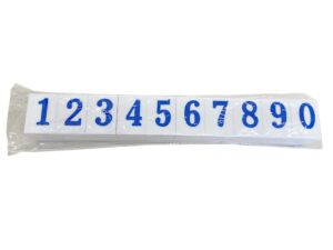 MHC1410 Rubbere cijfers stempel