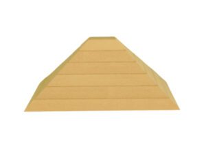 Set vierkante vormen, 6 stuks