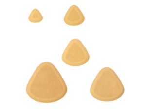 Set pebbles TR vormen, 5 stuks
