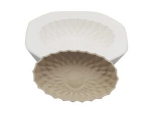 PM1502 Schaal geribbeld ellips ø19,5 cm