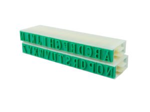 MHC1408 Rubbere letters stempel