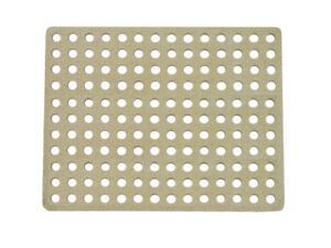 Ovenplaat met gaten, 500x390x12mm, 1280°C