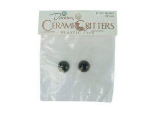 Eyes brown 12mm,