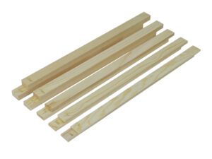 Kleilatten Set, 3mm, 5mm, 7mm, 10mm & 12mm