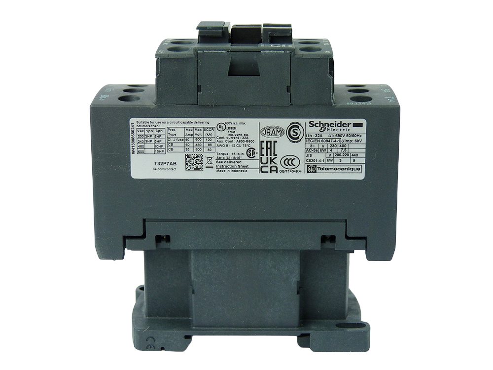 Magneetrelais AC1-32A 400 Volt 4NO - Afbeelding 3