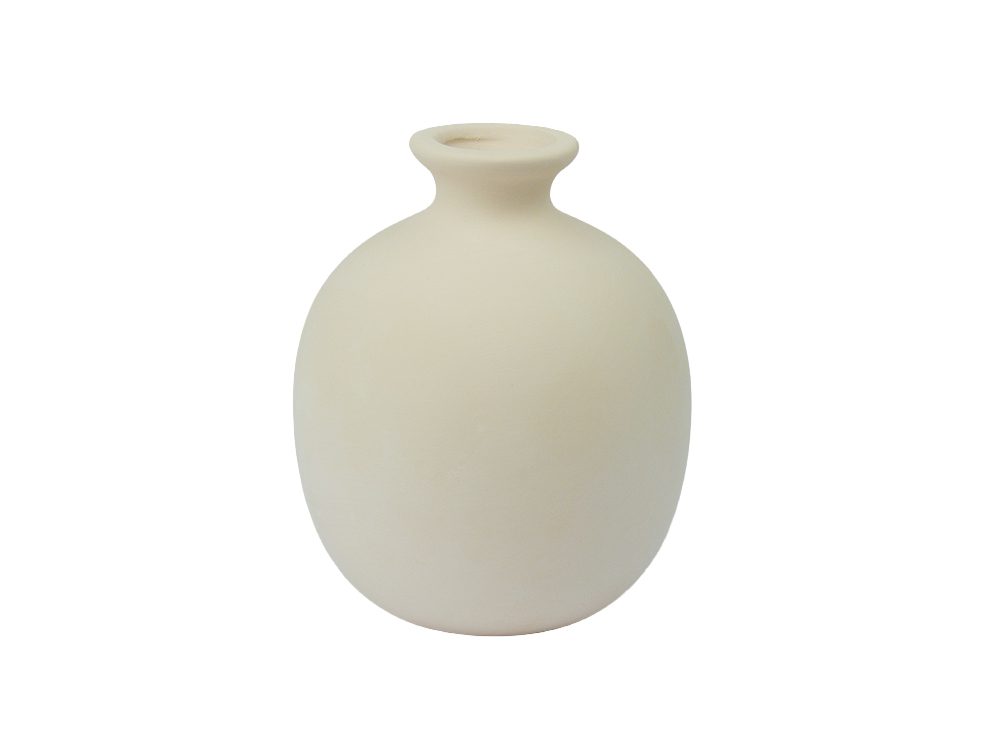 Biscuitvorm vaas bolvormig