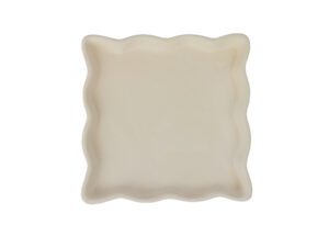 Biscuitvorm schaal vierkant geribbeld